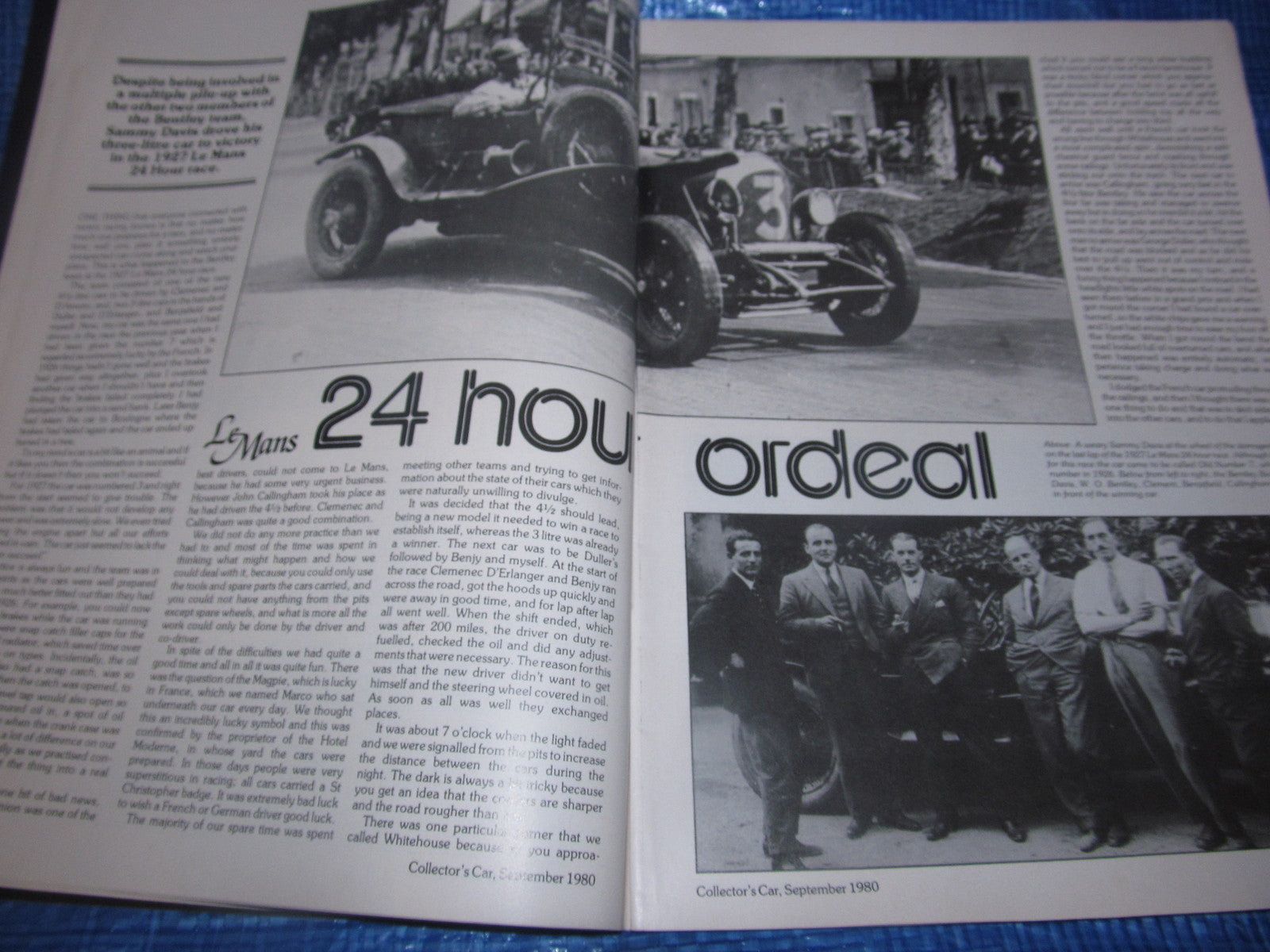 1980 SEPTEMBER COLLECTORS CAR MAGAZINE / MGA AUSTIN 7 TR4 MORRIS MINOR #bk13