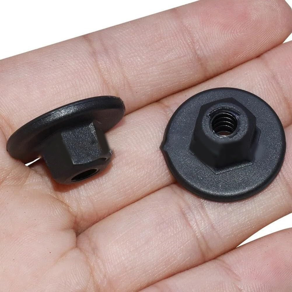 SKODA 10mm Hex Head Threaded Plastic Nut Undertray wheel Arch Splash Guard Trim.22