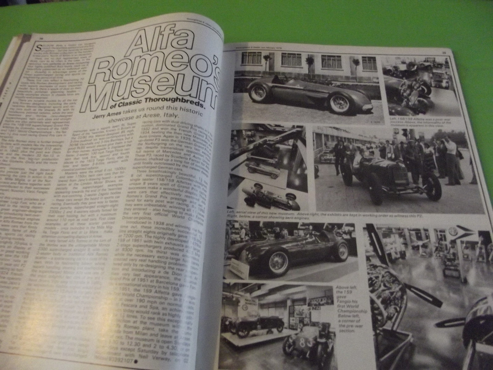 THOROUGHBRED AND CLASSIC CARS MAGAZINE FEBRUARY 1979  #C45