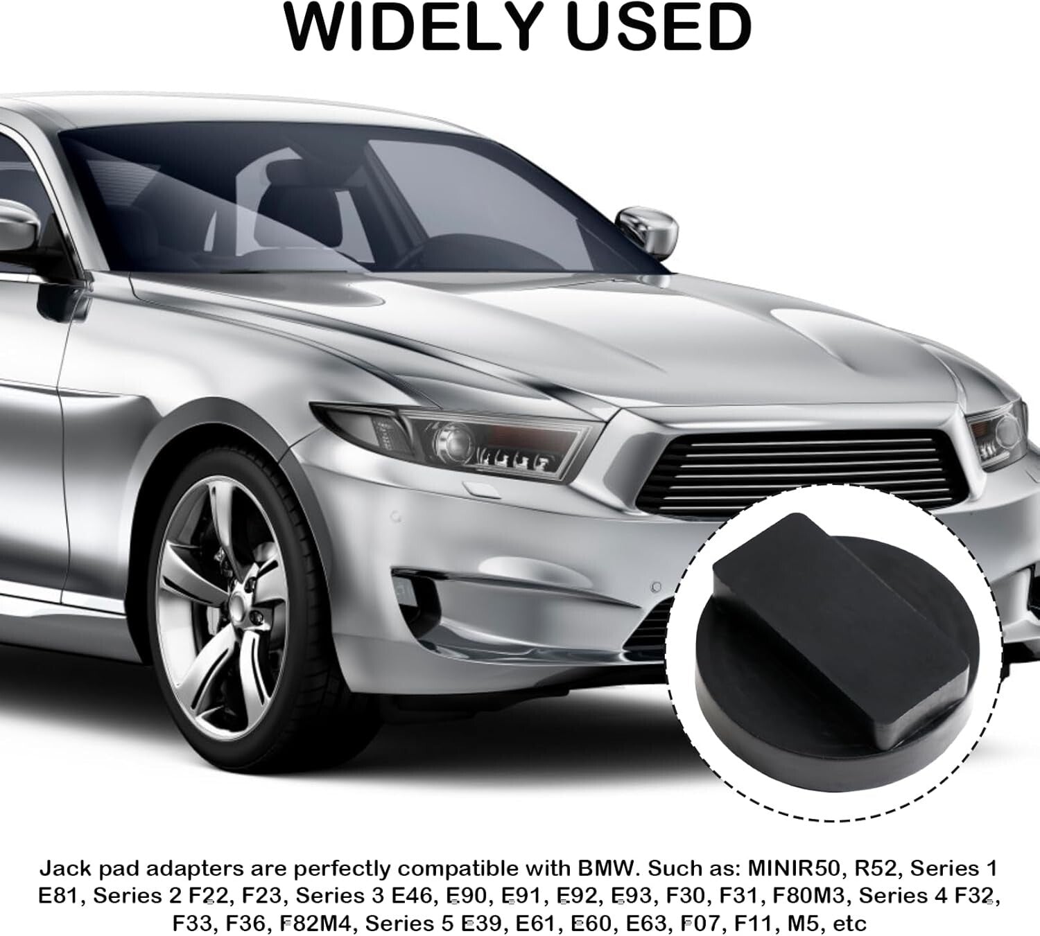 BMW Rubber Jack Pad Lift Adaptor Floor - 1 3 4 5 Series E88 E46 E90 E60 F80 F82.2