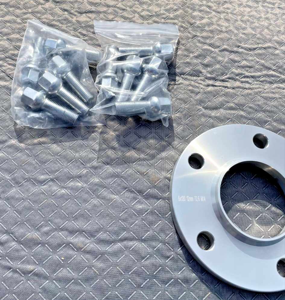 BMW Wheel Spacers 12mm 4x Hubcentric with Extended Bolts Suit all F & G Series .10
