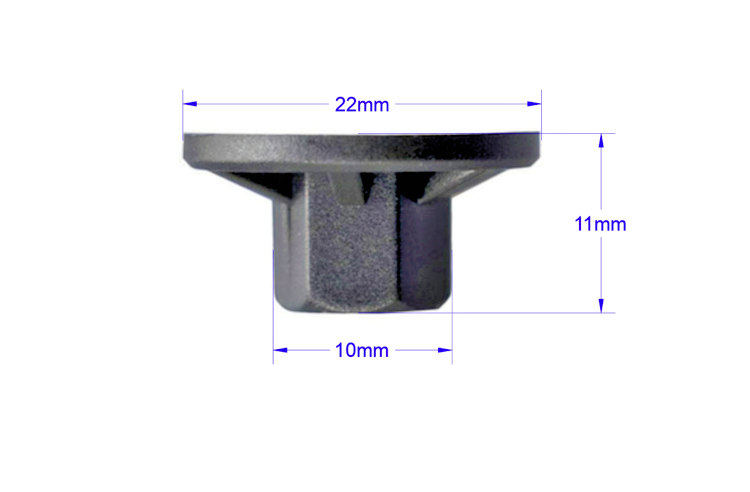 UNDERTRAY ARCH LINER SIDE SKIRT TRIM & BUMPER FIXING NUT AUDI N90757901 10Qty12