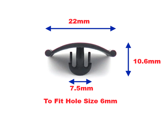 VAUXHALL Bonnet Insulation Sound Deadening Trim Pad Fastener Clips 90355604 - x50