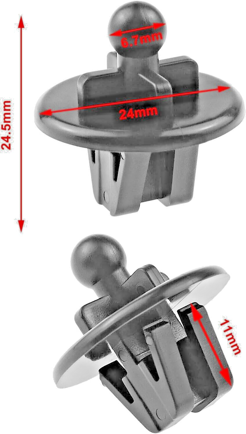 FORD Fiesta MK5/6 Parcel Shelf String Peg Mount 1208271 QTY of 213