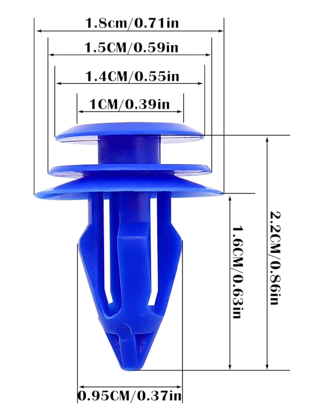 Land Range Rover Blue Trim clips 20 Pcs  Evoque Discovery 5 Disco Sport LR02725514
