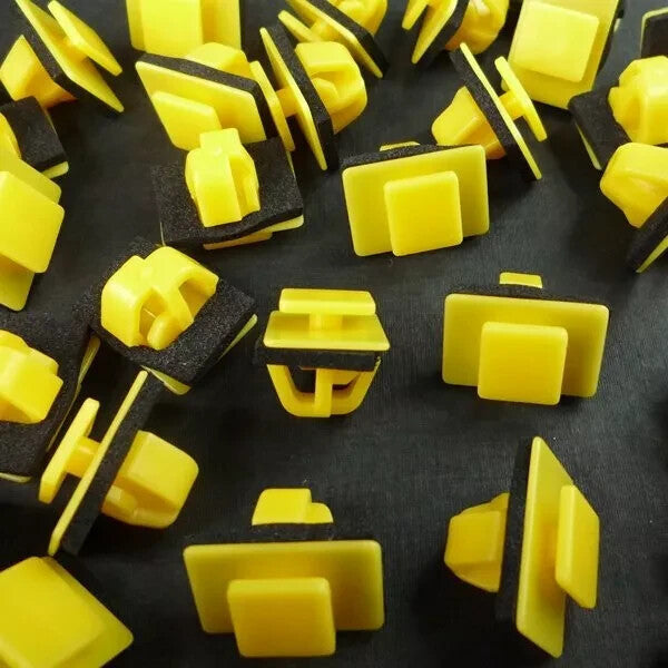 Kia Hyundai Exterior Body Side Moulding Trim Skirt Cover Clip Yellow X10 Pcs19