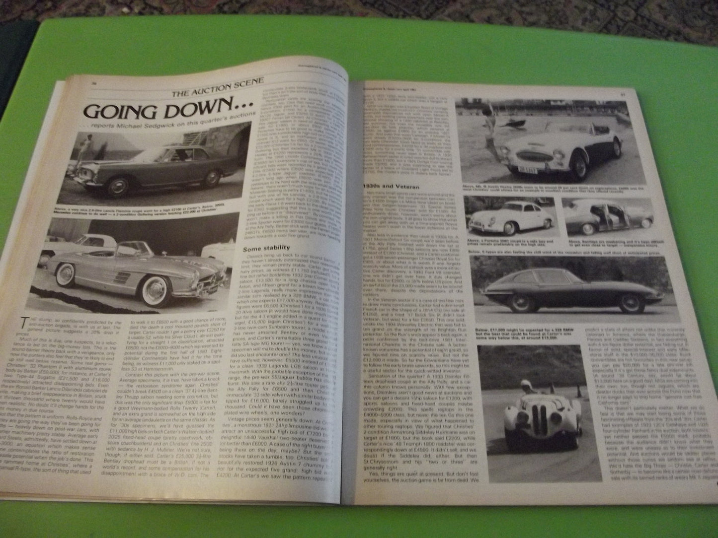 THOROUGHBRED AND CLASSIC CARS MAGAZINE APRIL 1981 #C44