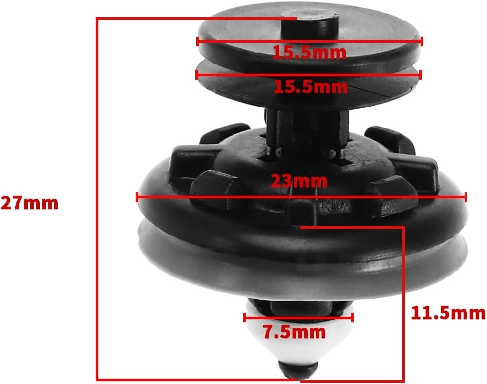 VW Door Card Panel Interior Trim Clips #6Q0868243 Qty x15 for Golf Polo Passat13