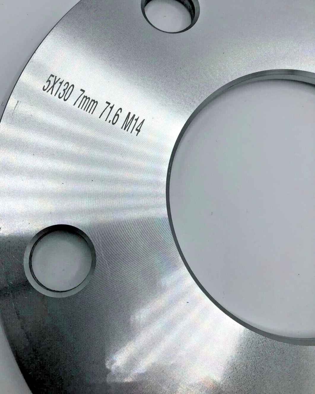 Porsche Wheel Spacers 7mm Set Of 4 in Silver 5x130 PSR9Line2