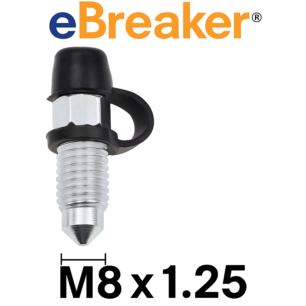 M8x1.25 Brake Caliper Bleed Screws x2 with Cap - Volkswagen POLO 9N Chassis Cars2