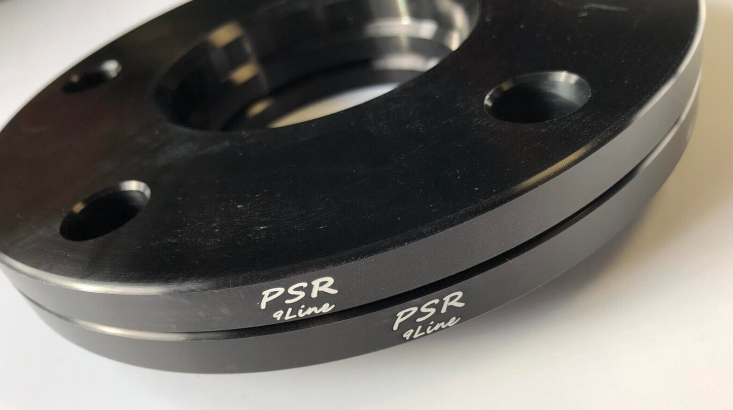 Porsche Wheel Spacers 15mm Set Of 2 in Black 5x130 PSR9Line10