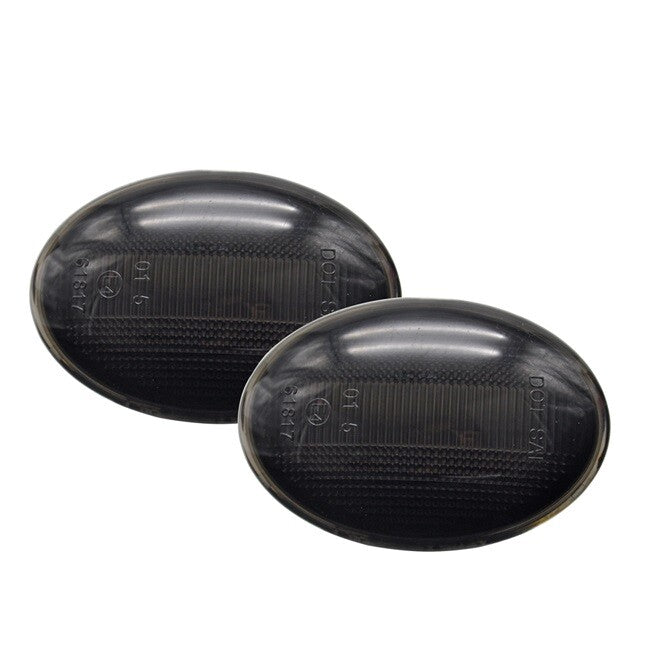 MINI LED Side Indicator Smoked Lens Amber Repeater Light For R55 R56 R57 R58 R590