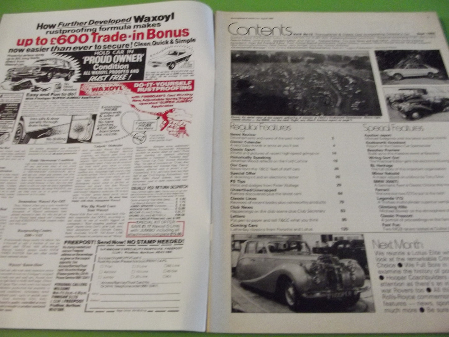 THOROUGHBRED AND CLASSIC CARS MAGAZINE SEPTEMBER 1982 #C41