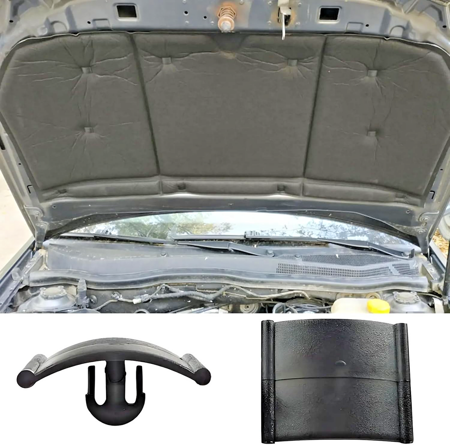 VAUXHALL Bonnet Insulation Sound Deadening Trim Pad Fastener Clips 90355604 # 1520