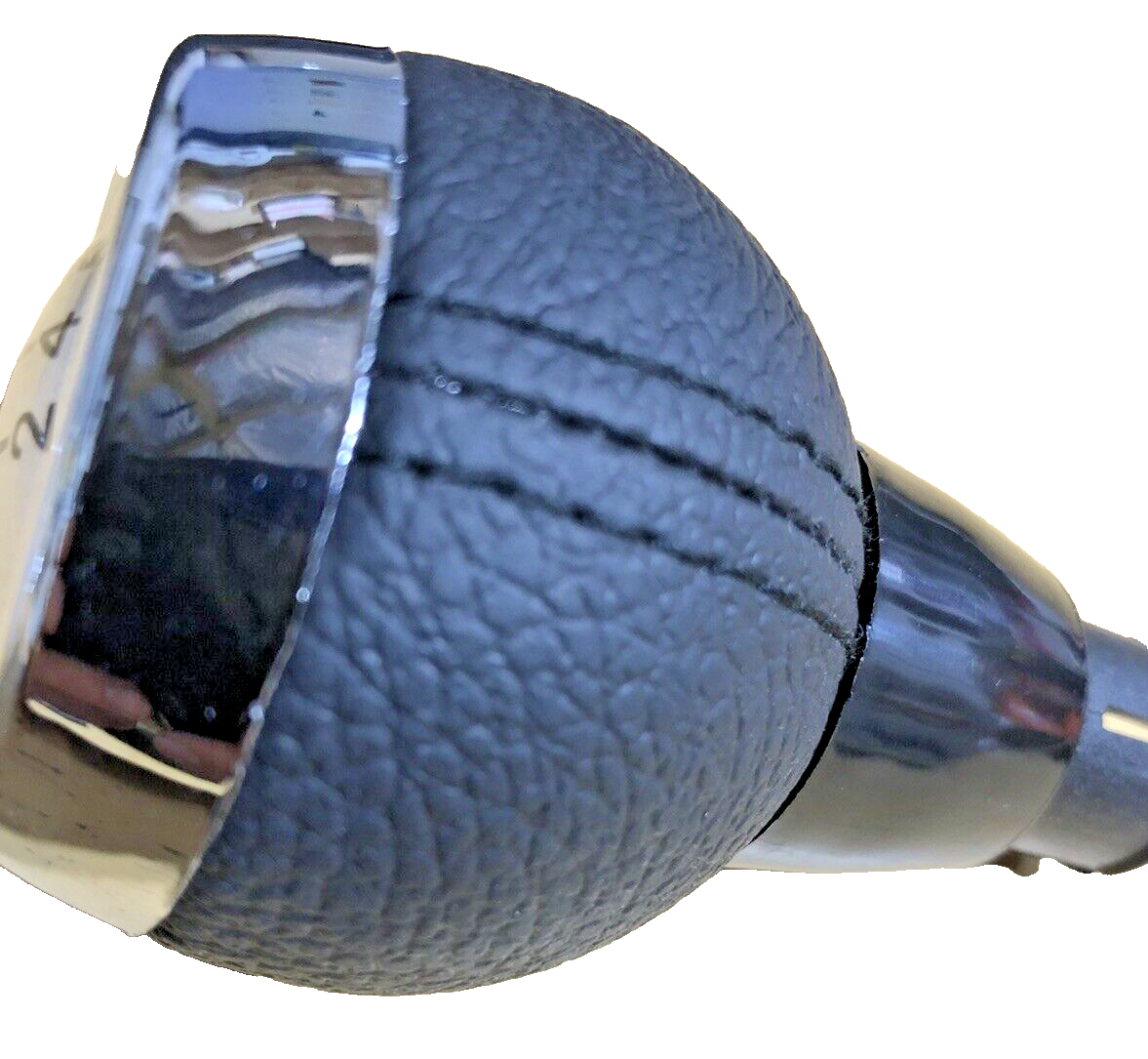 MINI 6 Speed Gear Shift Knob Soft Leather Silver Shift Pattern R55 R56 R57 R6014