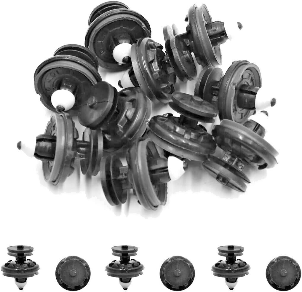 SKODA Door Card Panel Interior Trim Clips #6Q0868243 Qty x10 for Superb & Rapid12