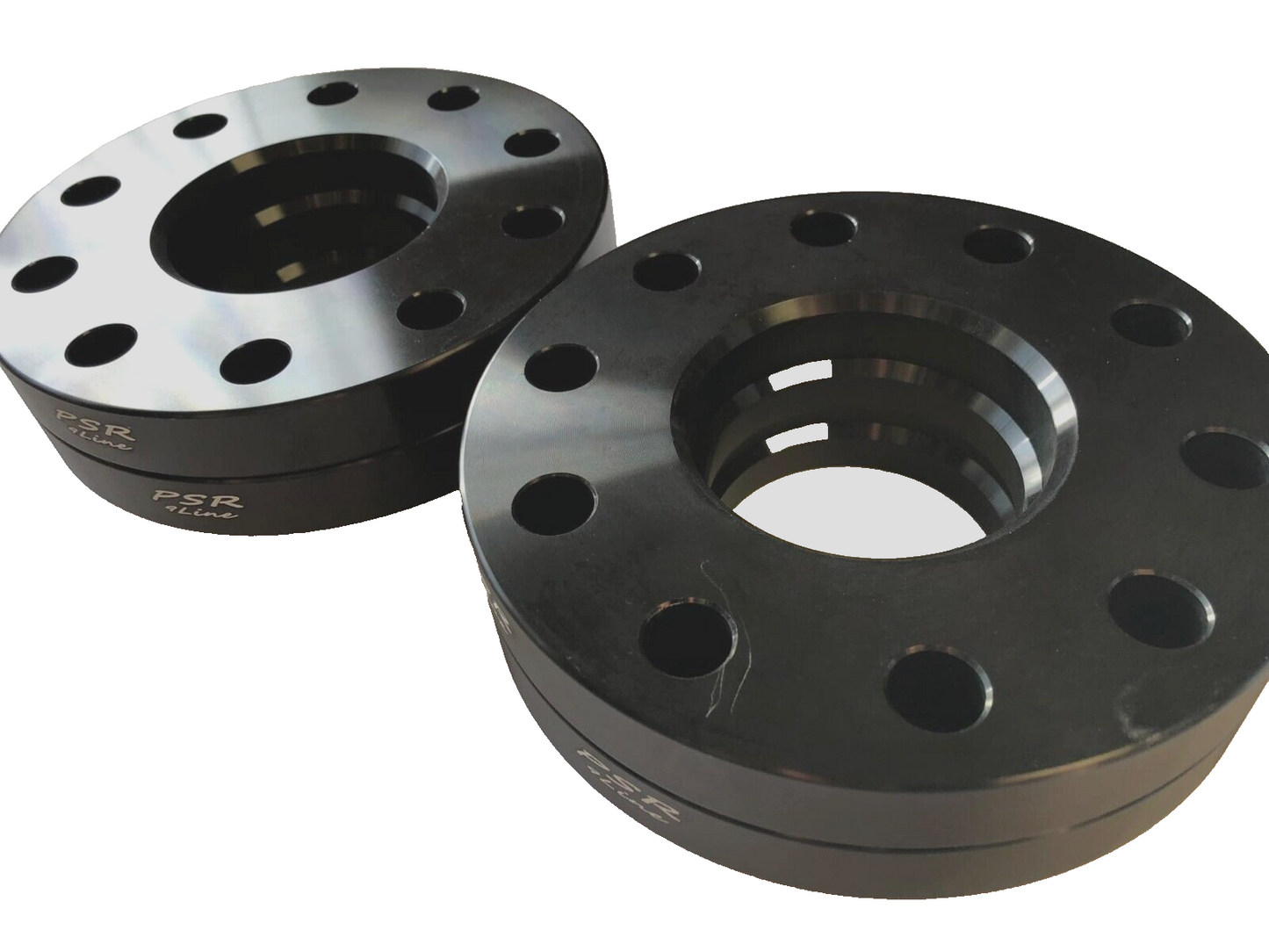 Porsche Wheel Spacers 20mm + Extended AF Bolts Set Of 4 in Black 5x130 PSR9Line11