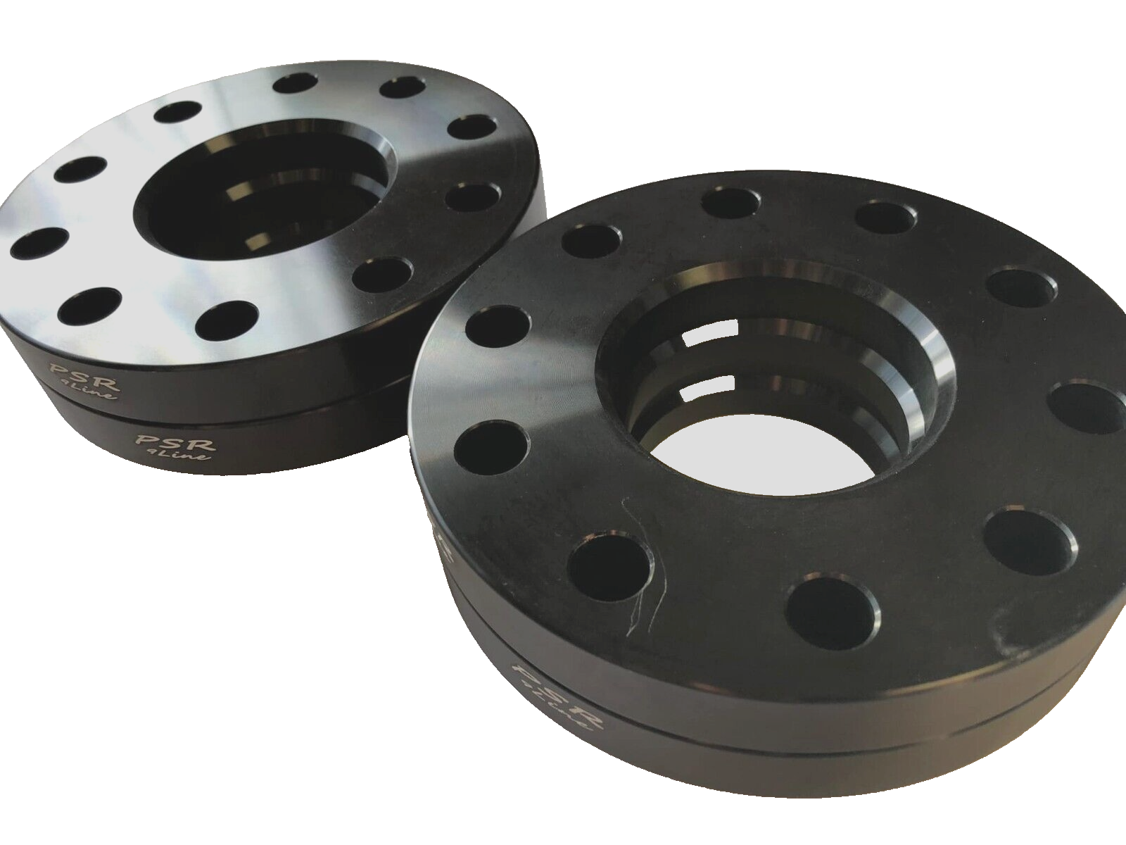 Porsche Wheel Spacers 20mm + Extended AF Bolts Set Of 4 in Black 5x130 PSR9Line11