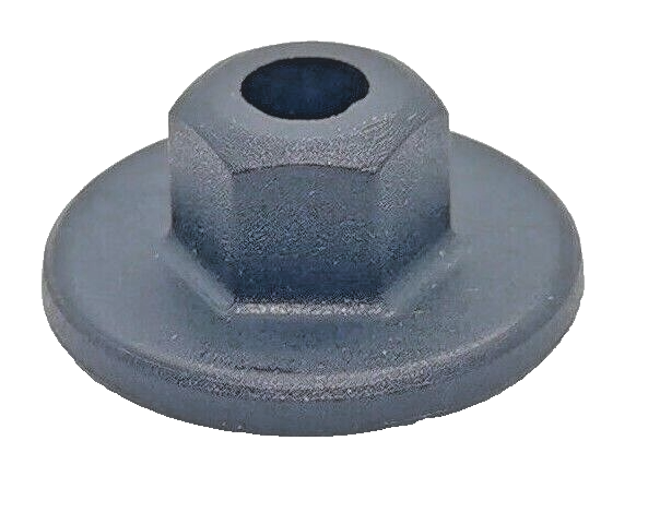 Hex Head Plastic Flanged 10mm Nut. x10 pcs Arch Liner, Splash Guard, Underbody2