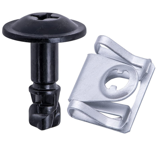 BMW E39 E38 Undertray Splashgaurd Fixing Mounting Kit Twist Lock Bolt Set 10 QTY1