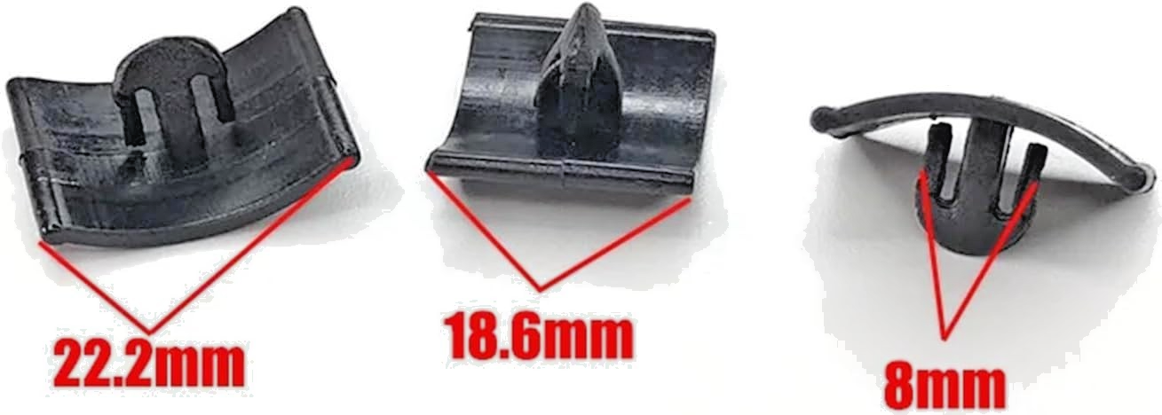 VAUXHALL Bonnet Insulation Sound Deadening Trim Pad Fastener Clips 90355604 # 1011