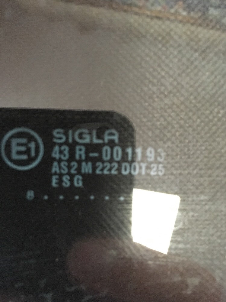 Rear Quarter Window Glass Right Clear Tint for Ford Escort Mk4 MK3 Cabriolet C12