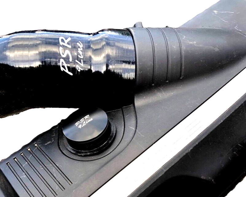 Porsche 997 Air Box Resonator Bypass Modification Plug & Black Induction Pipe13