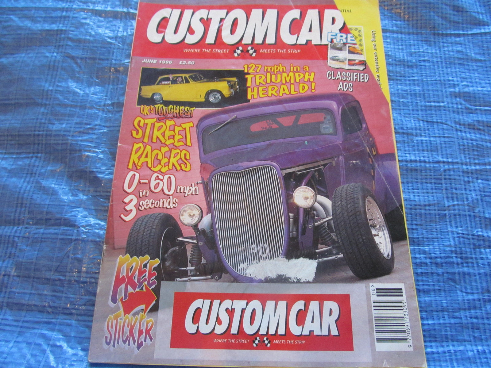 CUSTOM CAR MAGAZINE JUNE 1996 MORRIS MINOR UK STREET RACERS 34 COUPE   #bk10