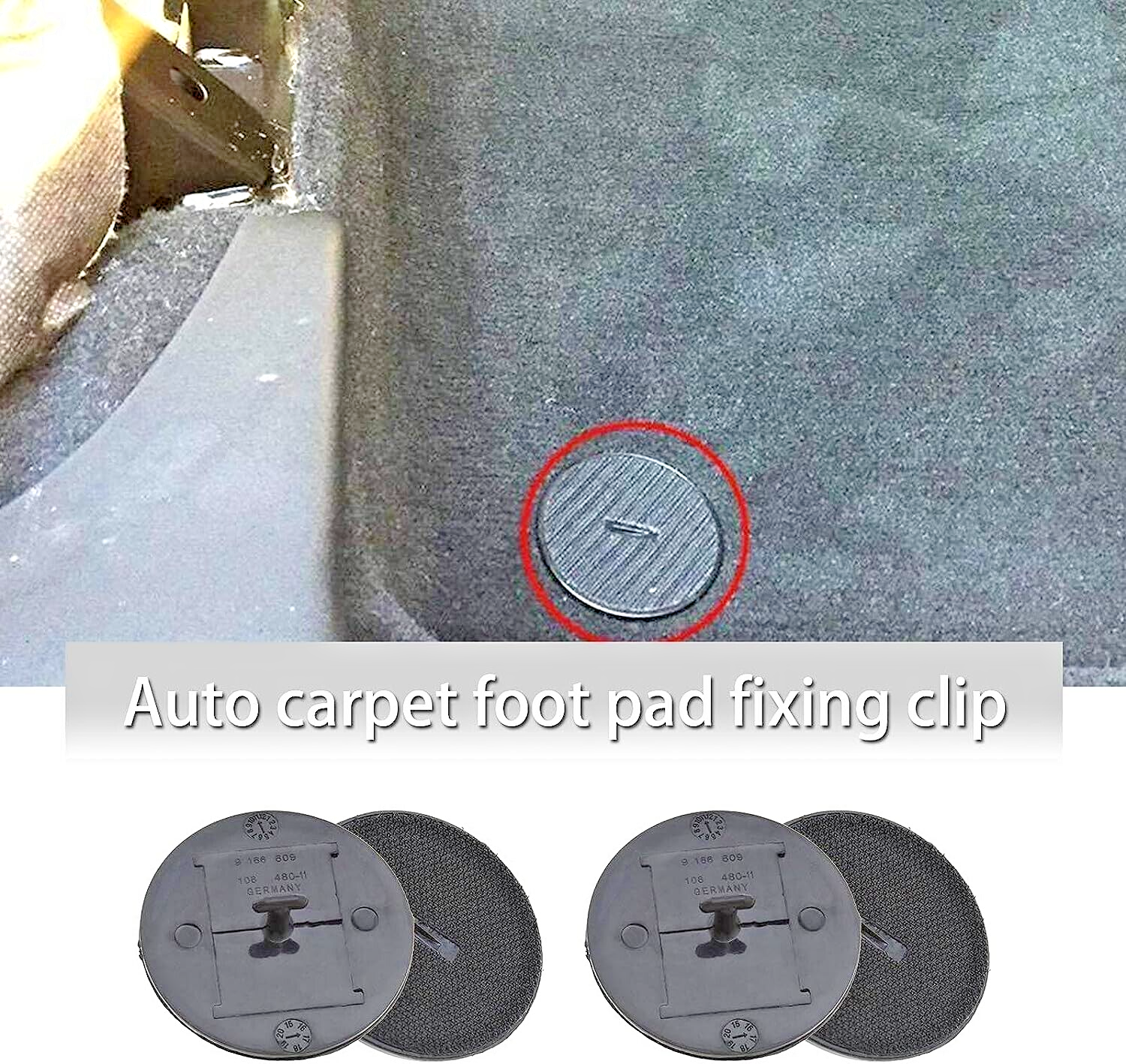 MINI Floor Mat Clips Countryman F60 Model Qty of 44