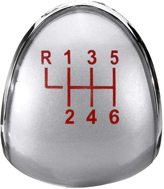 6 SPEED GEAR STICK KNOB CAP COVER RED PATTERN FOR FORD FIESTA FOCUS ST TRANSIT 0