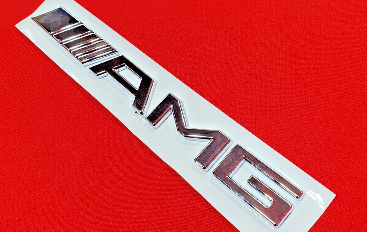 AMG Badge Logo Boot Emblem Chrome6