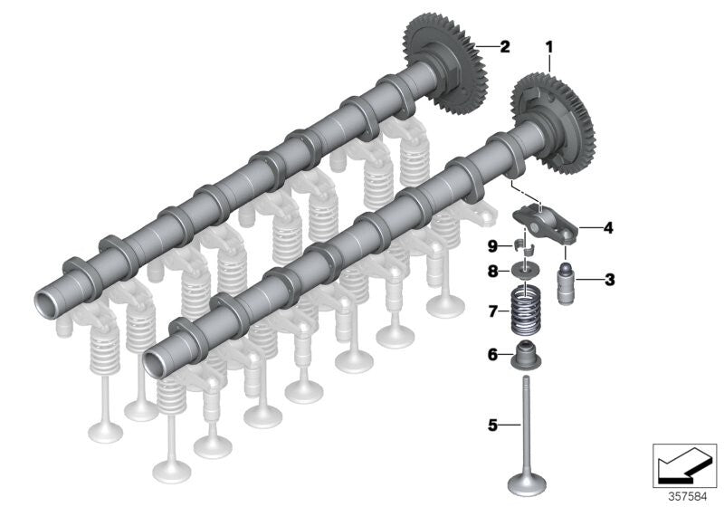 BMW Diesel Engine Valve Stem Oil Seals 11347807347 x 16 Pieces Full Set N47 B47.9