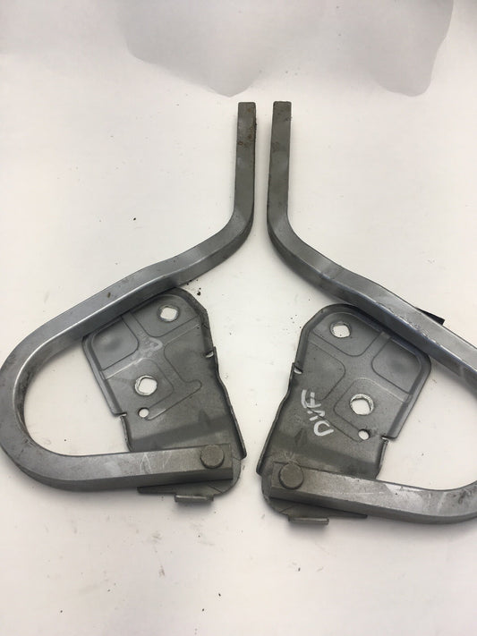 Pair Of Silver Bonnet Hinge In Silver From a Mini R50 R52 R53 01-060