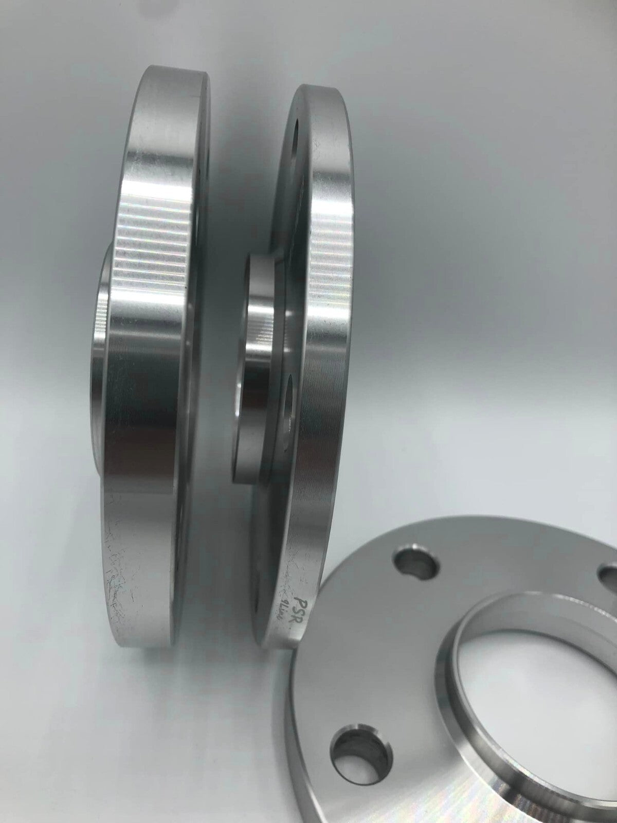 Porsche Wheel Spacers 15mm & Extended AF Bolts Set Of 2 in Silver 5x130 PSR9Line14