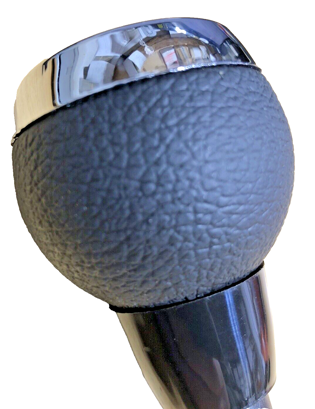 MINI 6 Speed Gear Shift Knob Soft Leather Silver Shift Pattern R55 R56 R57 R6015
