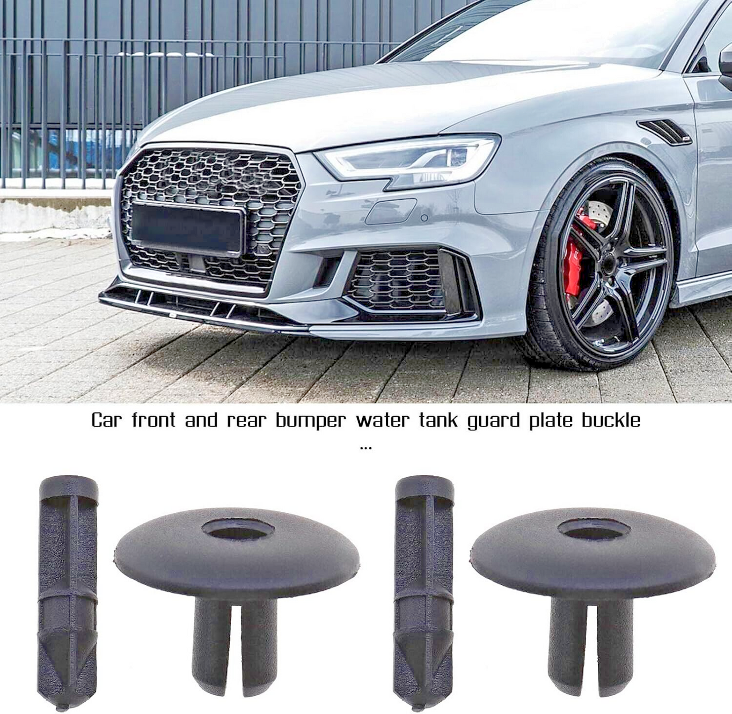 AUDI Push Fit Rivet Trim Clips x20 for A2 A4 A5 A8 Q3 Q5 Q7 Q8 TT # 4D080730018