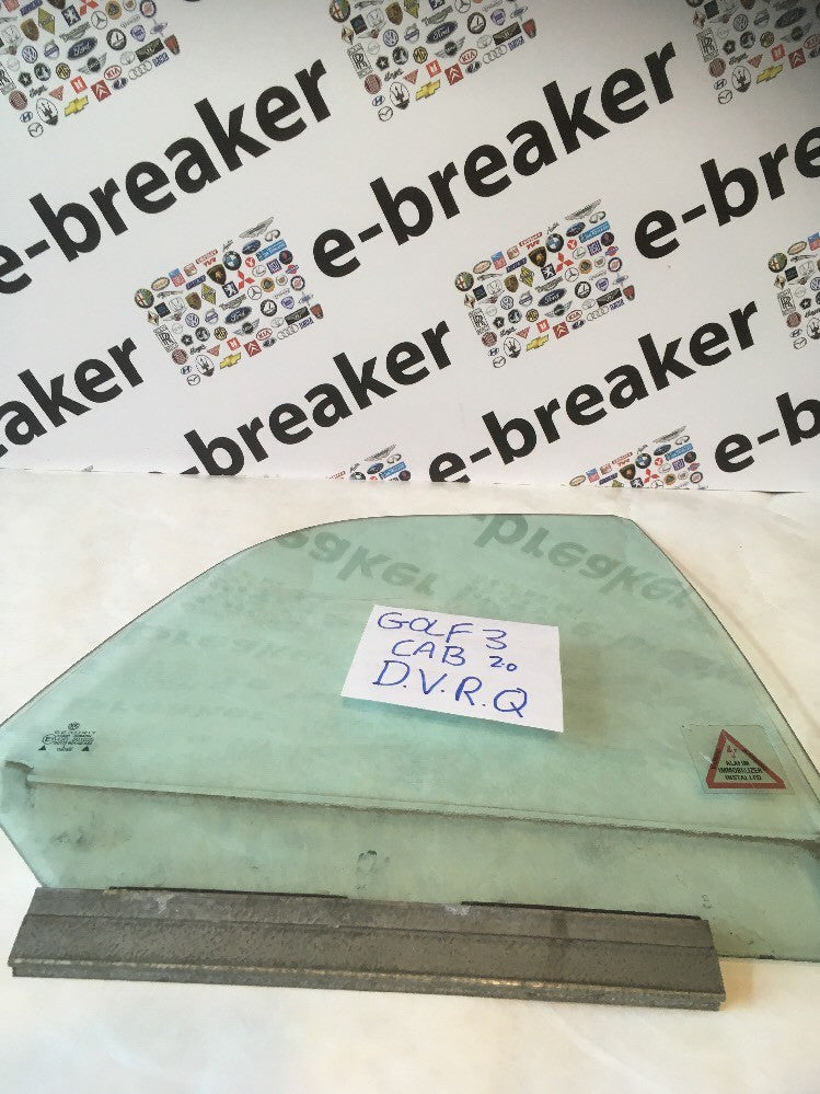 Cabriolet Window Glass Right Side Rear Quarter Light For VW GOLF MK3 Cab0