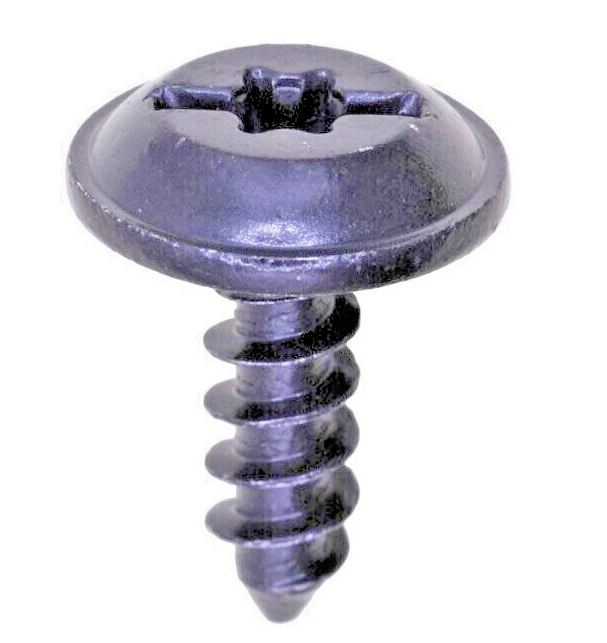 SEAT Slot Head Metal Torx Screw Trim fixing Clip Self Tapping Bolt Black 20 Pcs14