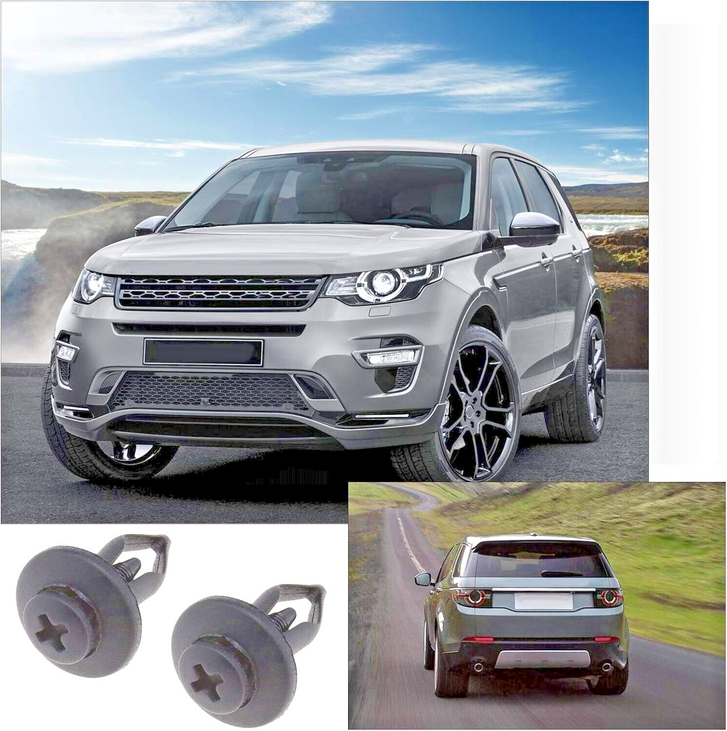 Trim fixing Rivet Screw - Land Rover, Discovery, Range Freelander Velar Evoque 512