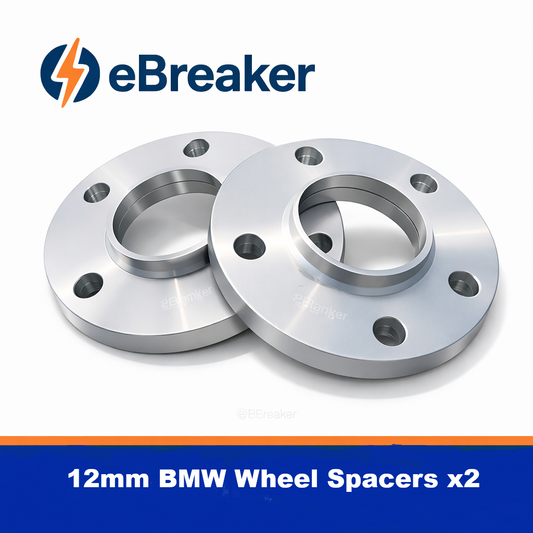 BMW 12mm Wheel Spacers 5x120 Hubcentric Bolt on Kit   Precision Fit in Silver.0
