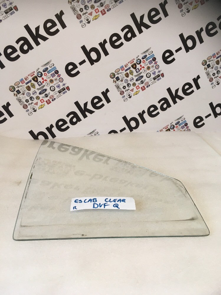 Front Door Quarter Light Window Glass Right Clear for Ford Escort Mk4 Cabriolet2