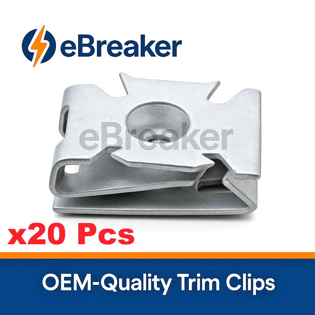 SKODA Speed Nut Undertay Splashguard Trim & Interior Panel Fastener M5 Clip 20pc0