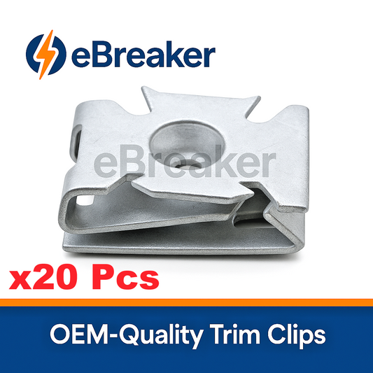 SKODA Speed Nut Undertay Splashguard Trim & Interior Panel Fastener M5 Clip 20pc0