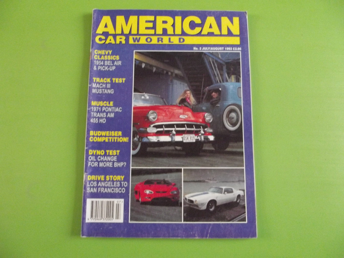 AMERICAN CAR WORLD MAGAZINE JULY/AUGUST 1993 #c10