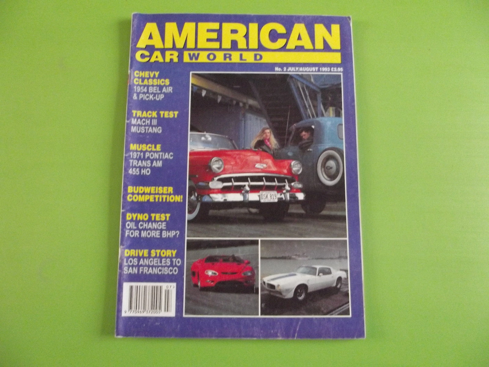 AMERICAN CAR WORLD MAGAZINE JULY/AUGUST 1993 #c10