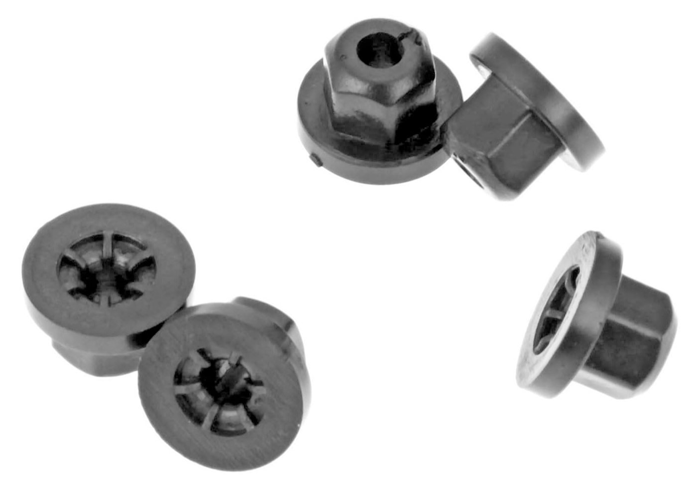 BMW Hex Head Plastic 10mm Nut Under Tray Splash Guard Trim Panel Fastener - 10Pc10