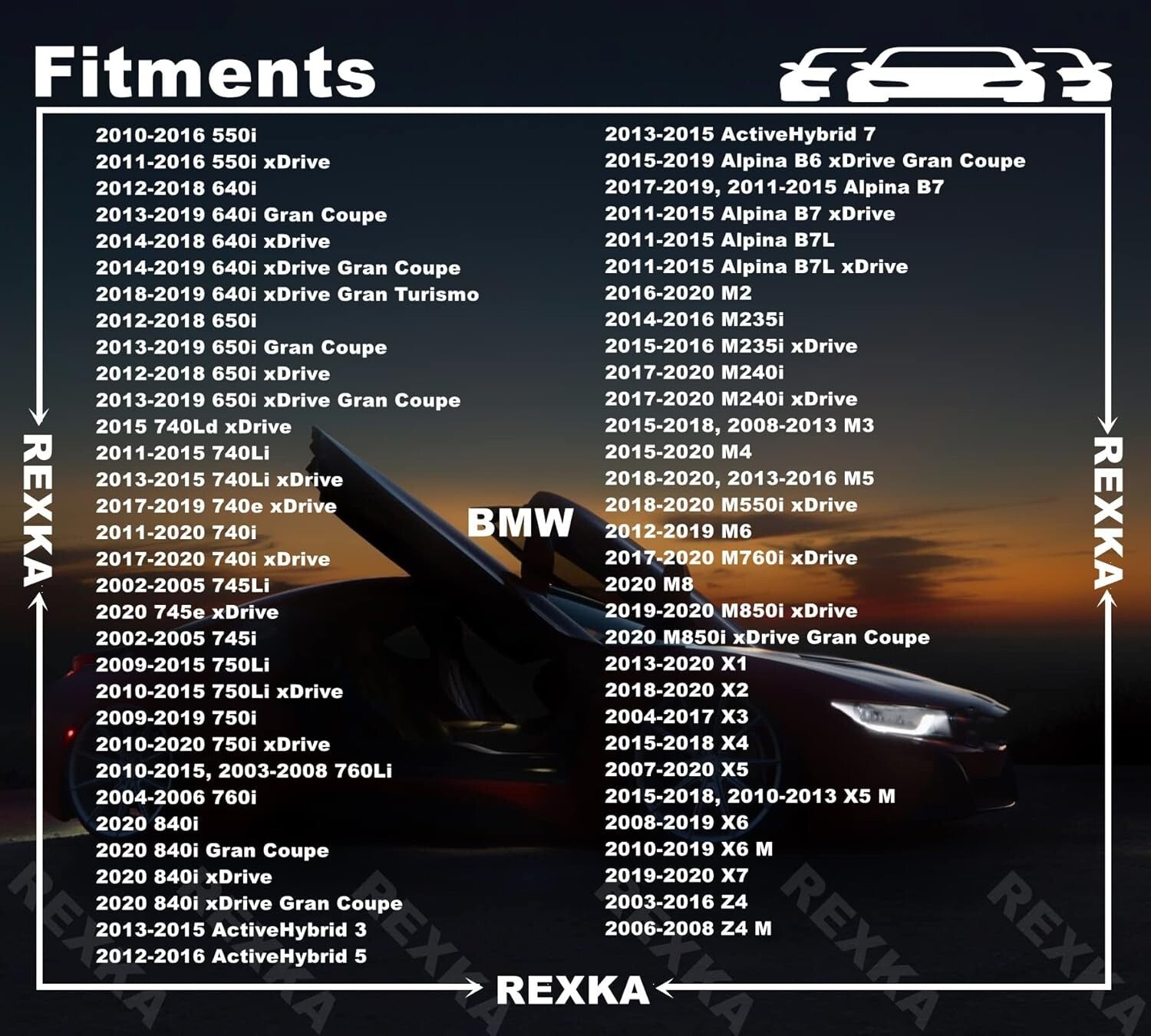 BMW Bodywork Trim and Number Plate Fixing Grommet x10 Pcs fit 1, 2, 3, 4 Series.15