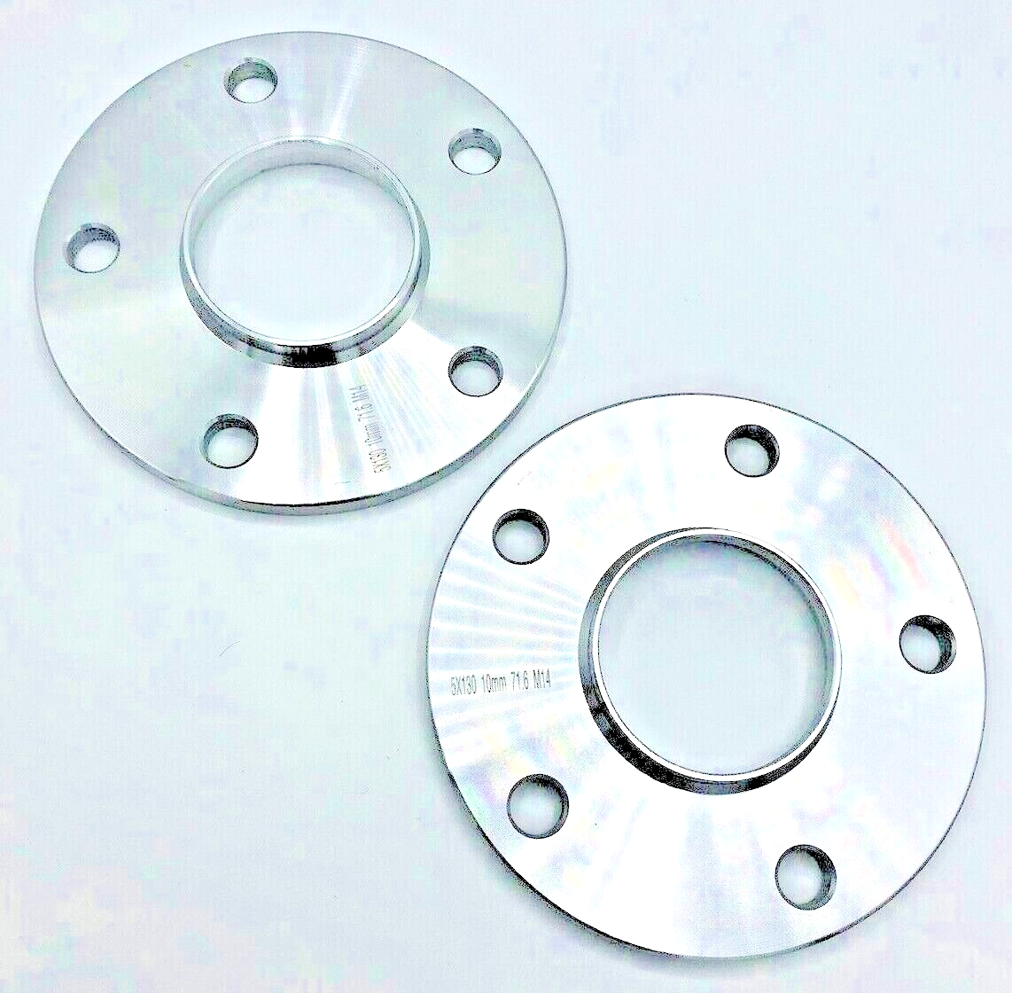 Porsche Wheel Spacers 20mm 5x130 Silver Bolt on Kit Pair Fits 911 Cayman Boxster6