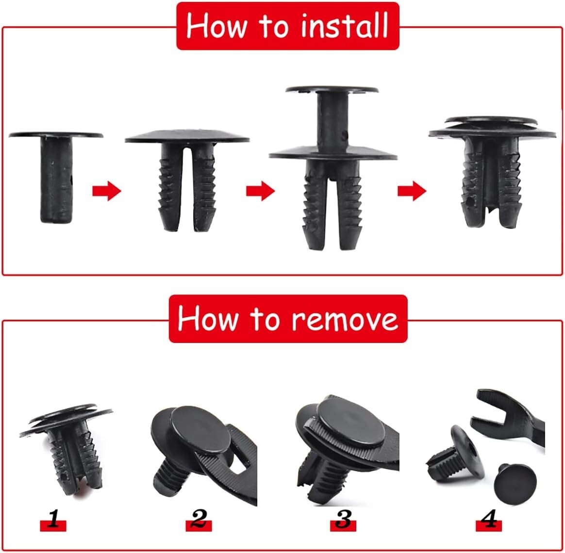 BMW Trim Clips Expanding Rivet 51471911992, 10x Qty for 1 2 3 4 5 6 7 X Z Series23