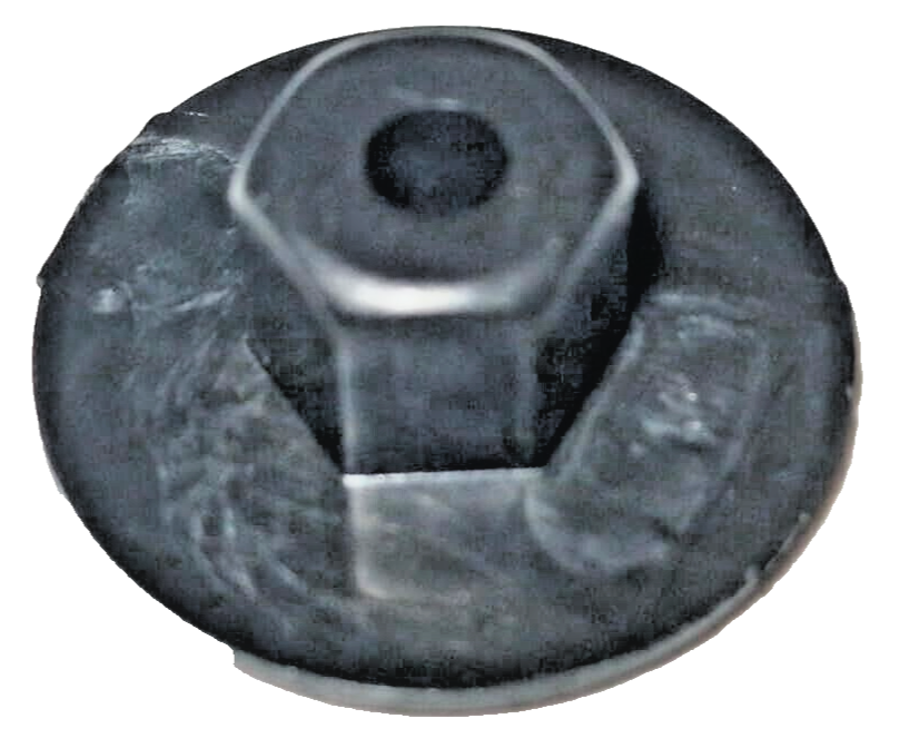 Hex Head Plastic Flanged 10mm Nuts,  Arch Liner Splash Guard, Undertray Clip x156